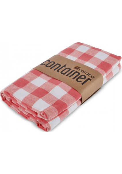 Pötikare %100 Pamuklu Masa Örtüsü 160X160 cm Kırmızı fiyatları