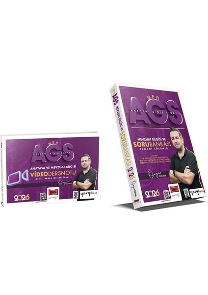Yargı 2026 Meb-Ags Anayasa ve Mevzuat Bilgisi Video Ders Notu + Soru Bankası 2 Li Set