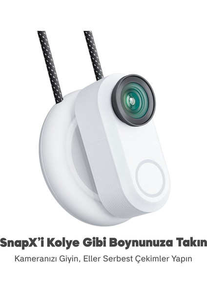 Snapx 4K/60FPS 20MP Wi-Fi Mini Aksiyon Kamera,taşınabilir Vücut Kamerası, Giyilebilir Video Kaydedici, Su Geçirmez, App Kontrollü, Ipx7 indirimleri