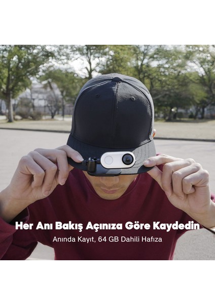 Snapx 4K/60FPS 20MP Wi-Fi Mini Aksiyon Kamera,taşınabilir Vücut Kamerası, Giyilebilir Video Kaydedici, Su Geçirmez, App Kontrollü, Ipx7