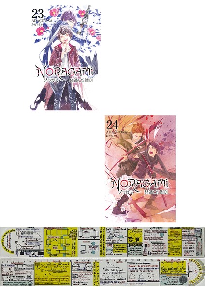 Noragami 23-24. Ciltler Manga Seti + Mat. Öğreten Cetvel