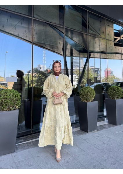 Saçaklı Kumaş Yazlık Elbise fiyatları