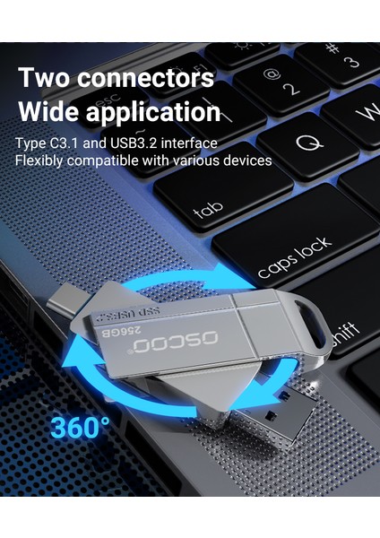 SU001 1TB 5GBPS (550/520MB/s) Usb3.2 Gen1 Type-A & Type-C Taşınabilir SSD