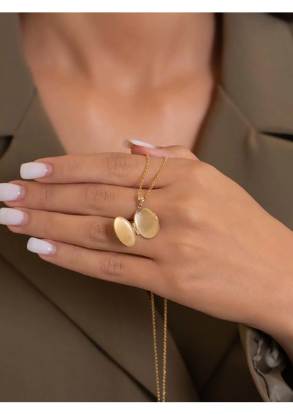 14 Ayar Altın Fuşya Taşlı Anka Kolye indirimleri