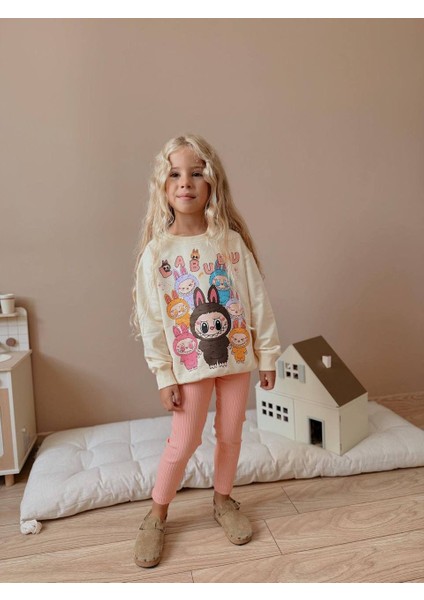 Karakter Desenli Uzun Kollu Taytlı Kız Çocuk Alt Üst Takım fiyatları