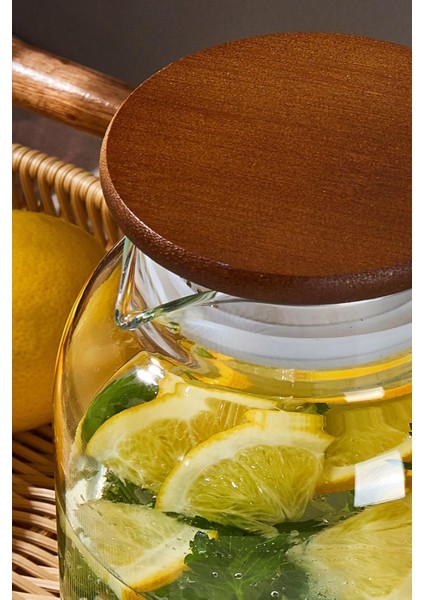 Savio Saydam Ahşap Kapaklı Wood Sürahi 1900 ml fiyatları