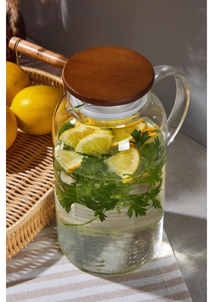 Savio Saydam Ahşap Kapaklı Wood Sürahi 1900 ml modelleri