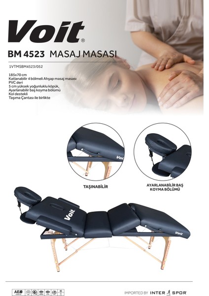 Bm 4523 Katlanabilir 4 Bölmeli Masaj Masası Ahşap Gövde Taşıma Çantalı modelleri