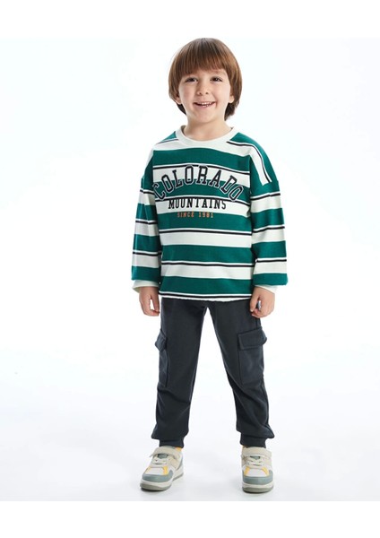 Lcw Kids Bej Bisiklet Yaka Erkek Çocuk Sweatshirt ve Eşofman Alt 2'li fiyatları