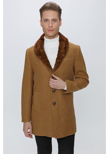 Plt 080 Camel Klasik Palto