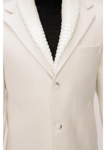 Plt 073 Beyaz Klasik Palto fırsatları