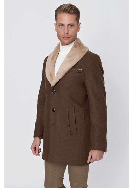 Plt 080 Tütün Klasik Palto