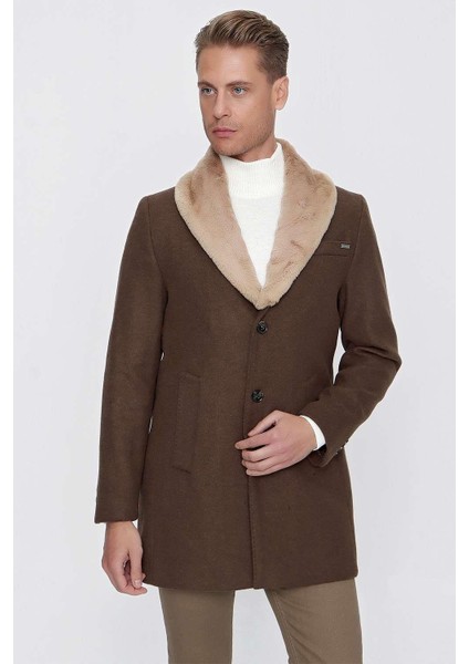 Plt 080 Tütün Klasik Palto modelleri
