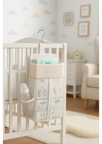 Cepli Beşik Yanı Düzenleyici - Bebek Park Yatak ve Beşik Yanı Çok Amaçlı Düzenleyici fiyatları