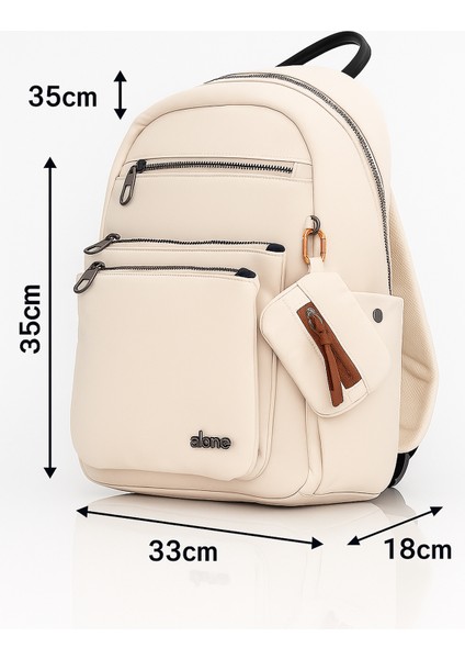 Çok Gözlü Sırt Çantası – Kadın & Genç Kız Günlük ve Üniversite Çantası