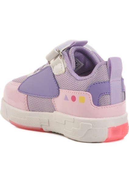 Mor Cırtlı Fileli Işıklı Erkek Çocuk Spor Ayakkabı Legos B fırsatları