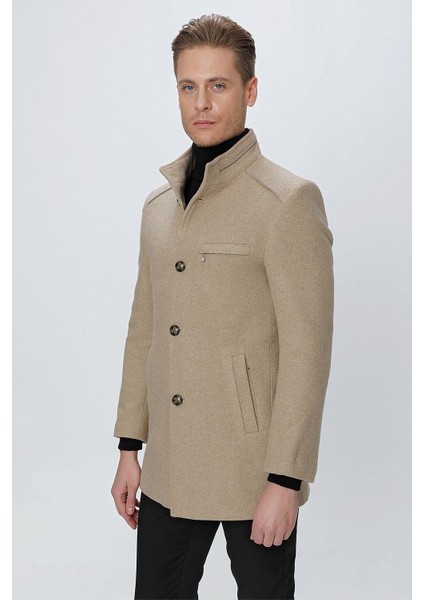 Plt 081 Bej Klasik Palto fiyatları