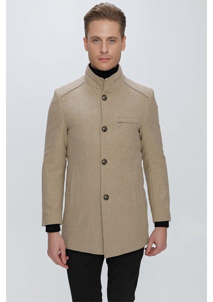 Plt 081 Bej Klasik Palto indirimleri