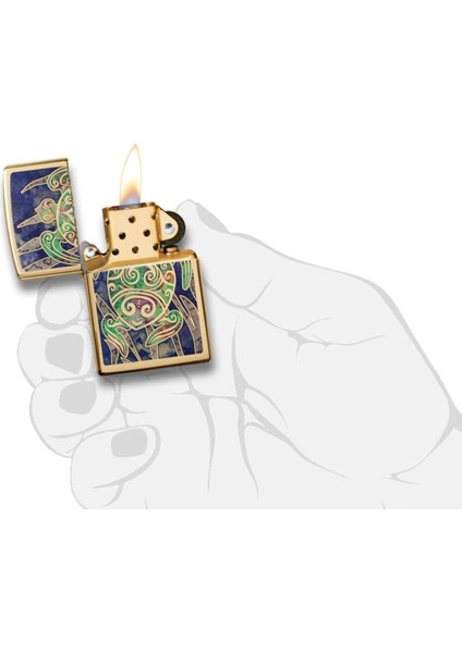 Fusion Turtle - Kaplumbağa High Polish Brass Dizayn Çakmak fırsatları