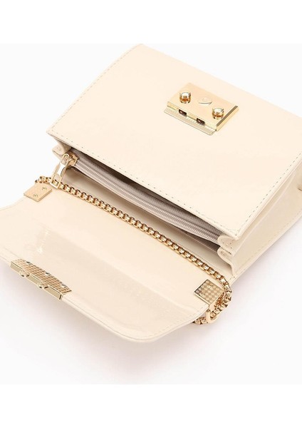 Krem Rugan Kadın Omuz Çantası 930106 Çanta fırsatları