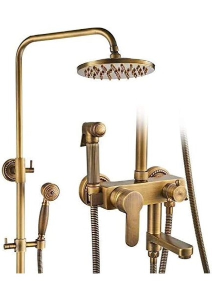 Banyo Bataryası ve Duş Seti Antik Renk Bide Fiskiyeli Yeni Model 7 Yıl Garantili Ithal modelleri