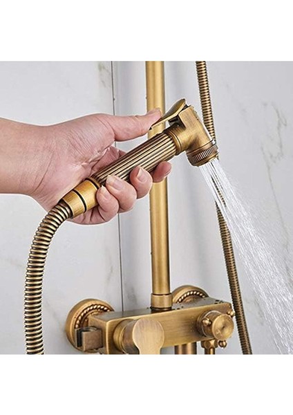 Banyo Bataryası ve Duş Seti Antik Renk Bide Fiskiyeli Yeni Model 7 Yıl Garantili Ithal indirimleri