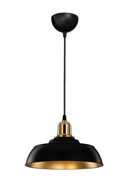 Duruaydınlatma Siyah/gold Sarkıt Avize Yatak Odası Salon Mutfak Hol Lamba fiyatları