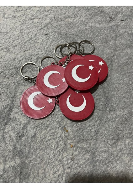 3D Tasarım Ay ve Yıldız Anahtarlık fırsatları