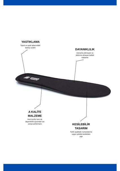 Tıger Track Flexistep Spor ve Günlük Kullanım Için Ultra Konforlu Ortopedik Ayakkabı Tabanlığı Kadın Erkek modelleri