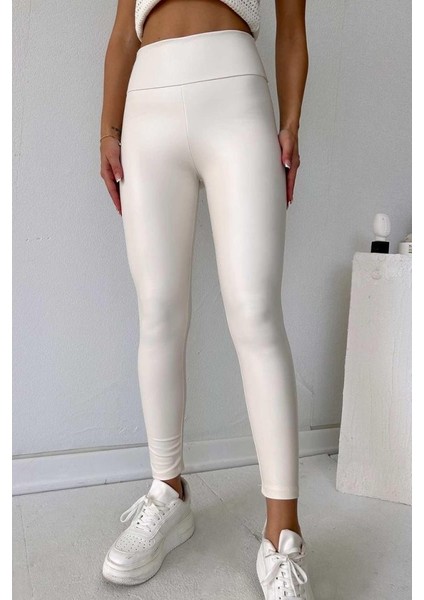 Kadın Yüksek Bel Içi Şardonlu Fırsat Ürün Toparlayıcı Tayt modelleri