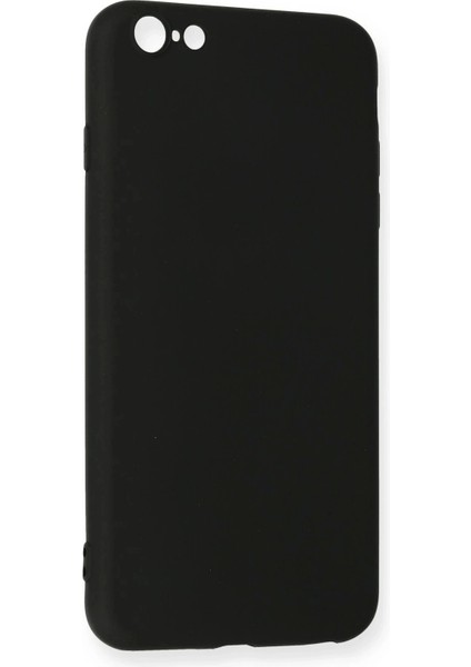 Newface iPhone 6 Plus Kılıf Nano Içi Kadife Silikon - Siyah modelleri