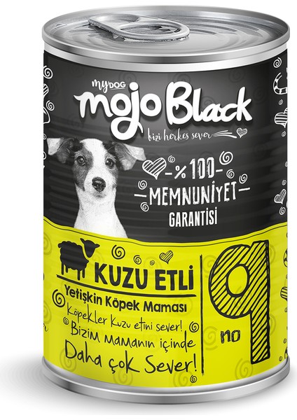 No:9 Tahılsız (400GR) Kuzu Etli Yetişkin Köpek Konservesi 12'li fiyatları