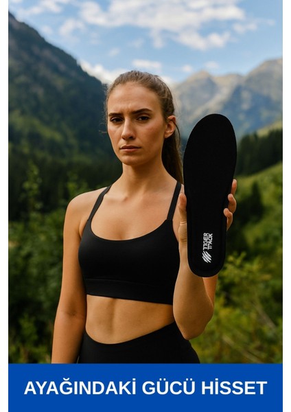 Tıger Track Flexistep Spor ve Günlük Kullanım Için Ultra Konforlu Ortopedik Ayakkabı Tabanlığı Kadın Erkek fırsatları