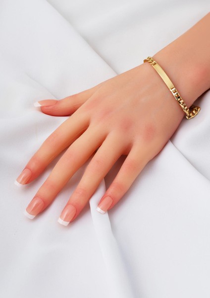 Yazı Yazılabilen 14 Ayar Altın Çocuk Künyesi fiyatları