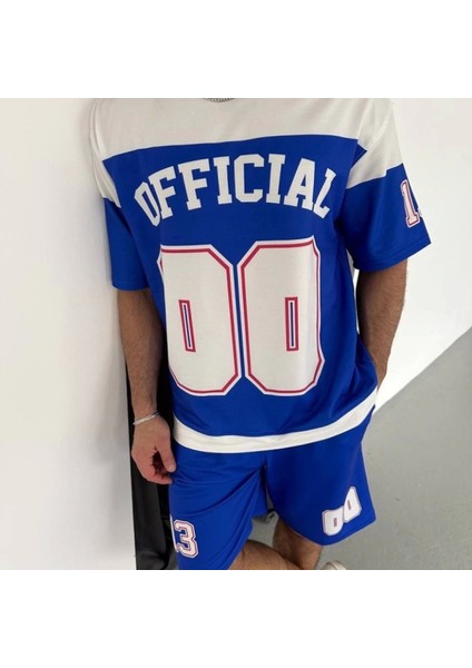 Dijital 00 Baskılı Şortlu Takım Avi