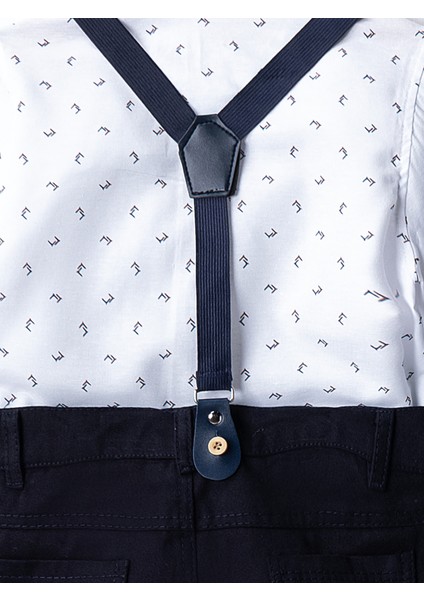 Bebek&çocuk Salopetli Gömlek Papyon Mevsimlik Takım