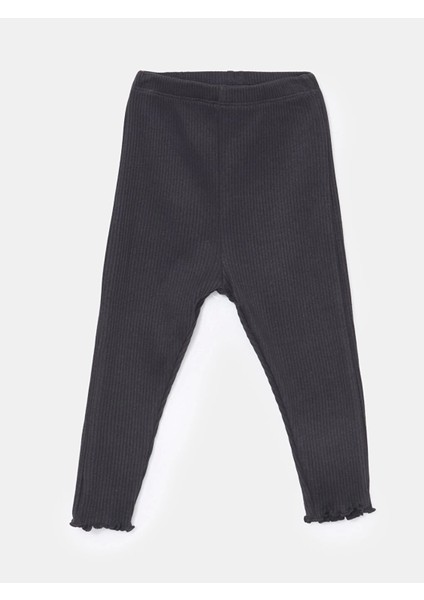 Lcw Baby Ekru Bisiklet Yaka Baskılı Kız Bebek Sweatshirt ve Tayt 2'li modelleri