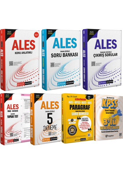 2026 Ales Konu Anlatımı-Çözümlü Soru Bankası-Çek Kopart Yaprak Test-5 Deneme-Çıkmış Sorular-Paragraf