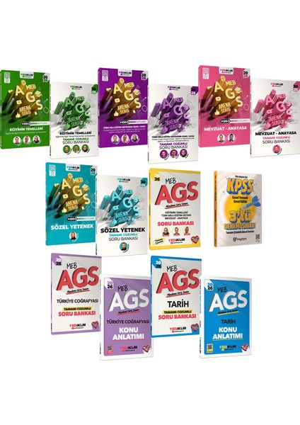 2026 Meb Ags Ahenk Serisi Kazandıran Set(Video Ders Notları-Çözümlü Soru Bankası)