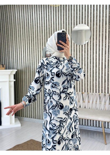 Eteği Volanlı Dokuma Viskon Elbise fiyatları