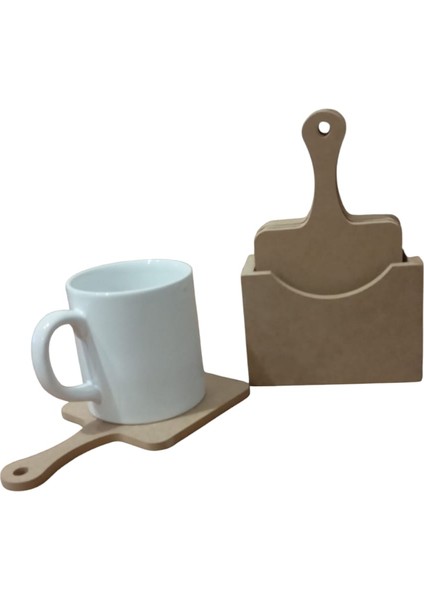 Mdf Dekoratif Bardak Altlığı