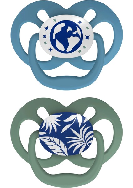 Dr. Brown’s™ Advantage™ Karanlıkta Parlayan Yalancı Emzik Mavi Doğa- 2. Evre fırsatları