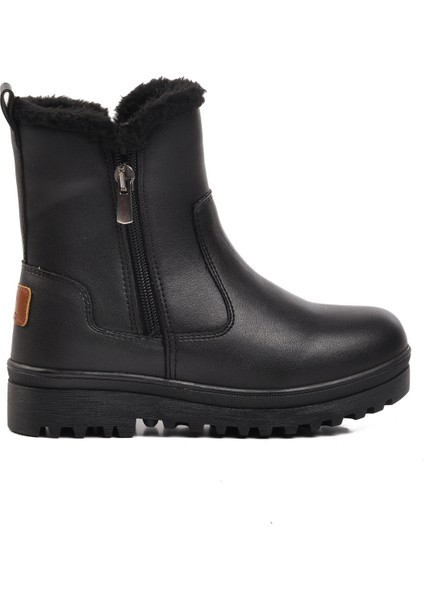 Siyah Fermuarlı Çocuk Bot 23003 F modelleri