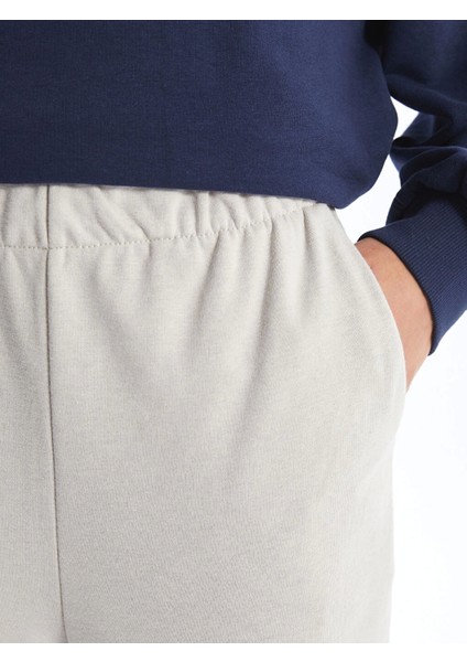 Lcw Vision Gri Beli Lastikli Kadın Jogger Eşofman Altı modelleri