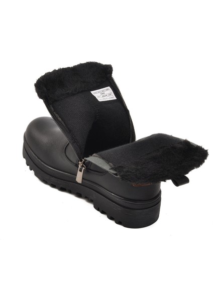 Siyah Fermuarlı Çocuk Bot 23003 F fırsatları