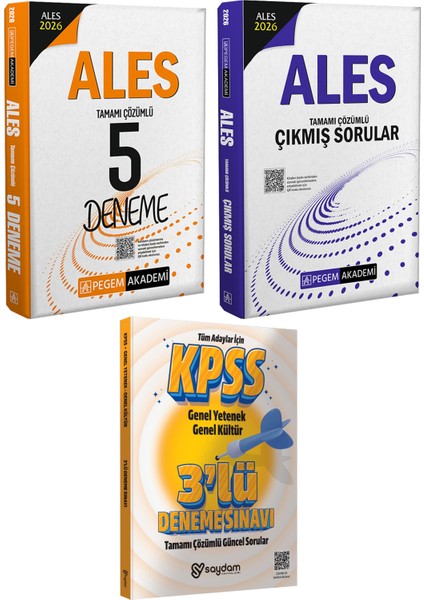 2026 Ales Tamamı Çözümlü 5 Deneme-Tamamı Çözümlü Çıkmış Sorular-Çözümlü 3 Deneme Hediye