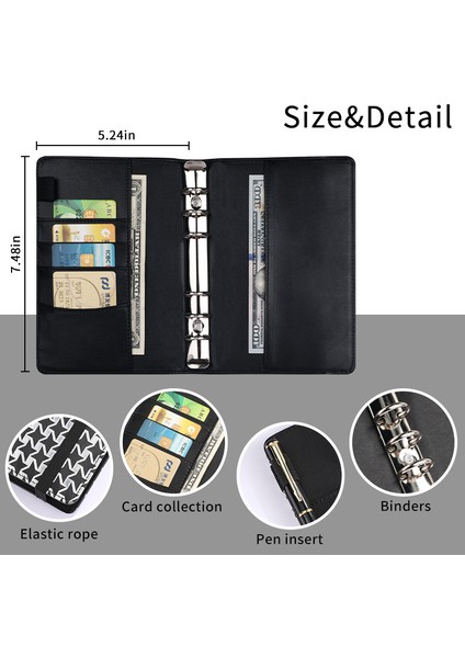 Macaron A6PU Deri Gevşek Yapraklı Muhasebe Defteri Yaratıcı Nakit Bütçe El Kitabı (Yurt Dışından) fiyatları