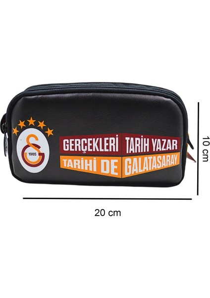 2 Bölmeli 5 Yıldızlı Gerçekleri Tarih Yazar Suni Deri Yüzey Kalem Çantası (25690) fiyatları