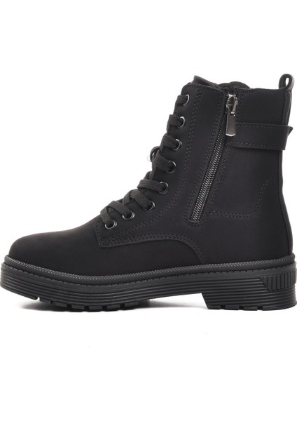 Siyah-Zümrüt Fermuarlı Çocuk Bot 24030 F fiyatları