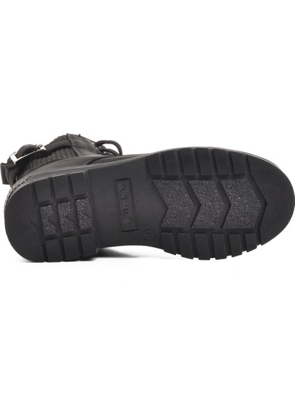 Siyah-Zümrüt Fermuarlı Çocuk Bot 24030 F indirimleri